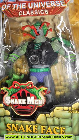 Masters of the Universe SNAKE FACE Classics he-man motu action figures moc