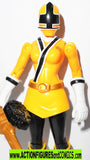 Power Rangers YELLOW RANGER Samurai 4 inch 2010 bandai fig