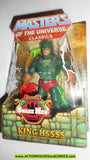 Masters of the Universe KING HISS HSSSS Classics he-man motu action figure moc