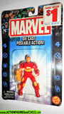 Marvel die cast IRON MAN 2 poseable action figure 2002 toybiz universe moc