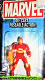 Marvel die cast IRON MAN 2 poseable action figure 2002 toybiz universe moc