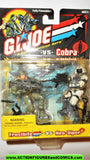 gi joe FROSTBITE vs Cobra NEO VIPER 2002 repaints action figures moc
