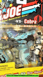 gi joe FROSTBITE vs Cobra NEO VIPER 2002 repaints action figures moc