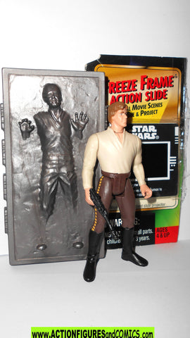 star wars action figures HAN SOLO carbonite 1996 1998 FF slide ...
