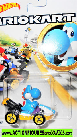 Mô hình xe Hot Wheels Mario Kart Blue Yoshi Standard Kart - Đồ chơi trẻ Mô hình xe Hot Wheels Mario Kart Blue Yoshi Standard Kart - Đồ chơi trẻ