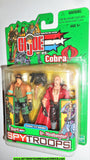 gi joe DART vs DR MINDBENDER gijoe 2003 spytroops action figures moc