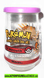 Pokemon MEOWTH Welchs Grape Jelly glass container 1999 nintendo