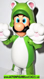 World of Nintendo LUIGI cat suit 4 inch super mario bros