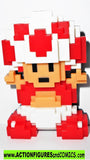 World of Nintendo TOAD 8 Bit 2.5 inch 2015 jakks pacific