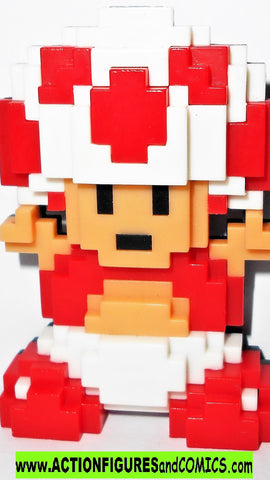 World of Nintendo TOAD 8 Bit 2.5 inch 2015 jakks pacific