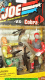 gi joe SURE FIRE vs Cobra RED NINJA SLICE 2002 v2 v4 gijoe moc