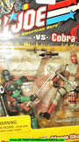 gi joe SNAKE EYES vs STORM SHADOW 2002 Repaint series moc
