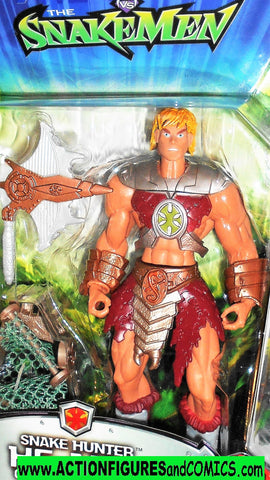 masters of the universe HE-MAN Snake hunter Snakemen 2002 moc