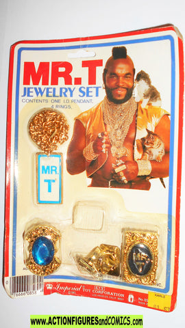 A-Team B A BARACUS MR T 1983 Jewelry set pendant vintage #2 moc ...