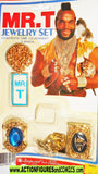 A-Team B A BARACUS MR T 1983 Jewelry set pendant vintage #2 moc