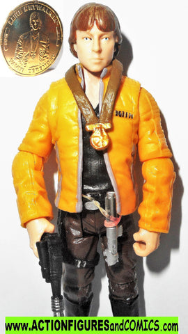 star wars action figures LUKE SKYWALKER ceremonial 30th GOLD
