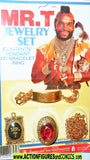 A-Team B A BARACUS MR T 1983 Jewelry set pendant vintage #1 moc