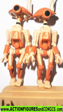 star wars action figures PIT DROIDS orange 30th anniversary saga