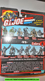gi joe FROSTBITE vs Cobra NEO VIPER terrorist VARIANT card 2002 moc