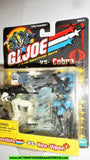 gi joe FROSTBITE vs Cobra NEO VIPER terrorist VARIANT card 2002 moc