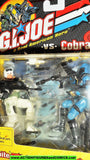gi joe FROSTBITE vs Cobra NEO VIPER terrorist VARIANT card 2002 moc