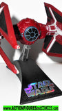 star wars titnaium TIE FIGHTER Royal Guard INTERCEPTOR 2006 red