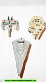 star wars micro machines VEHICLES SET I 1 X-wing millenium falcon star destroyer