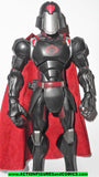 Gi joe COBRA COMMANDER sigma 6 six 8 inch BATTLEFIELD BLACK SUIT
