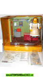 simpsons SCHOOL CAFETERIA & Lunchlady DORIS playset 2002 wos