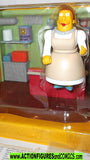 simpsons SCHOOL CAFETERIA & Lunchlady DORIS playset 2002 wos