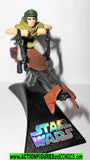 star wars titnaium SPEEDER BIKE with PRINCESS LEIA 2006 complete