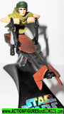 star wars titnaium SPEEDER BIKE with PRINCESS LEIA 2006 complete