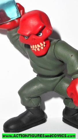 Marvel Super Hero Squad RED SKULL battle at the lair