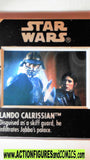star wars action figures LANDO CALRISSIAN SKIFF GUARD 1997 complete FF