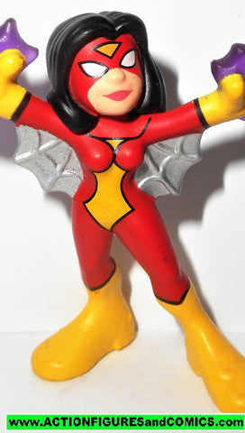 Marvel Super Hero Squad SPIDER-WOMAN 2009 series spider-man