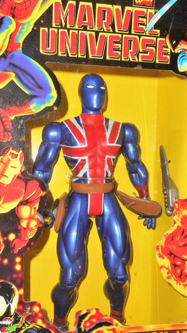 marvel universe toy biz UNION JACK 10 inch kaybee KB toys 1998 mib moc
