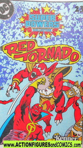 Super powers RED TORNADO mini comic kenner vintage 1984 1983