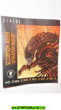 Aliens vs Predator kenner SCORPION ALIEN operation rescue mini comic