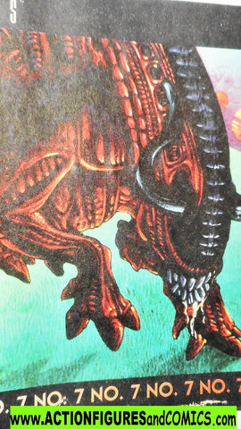 Aliens vs Predator kenner BULL ALIEN Stampeed mini comic 7