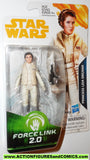 star wars action figures PRINCESS LEIA ORGANA HOTH force link moc