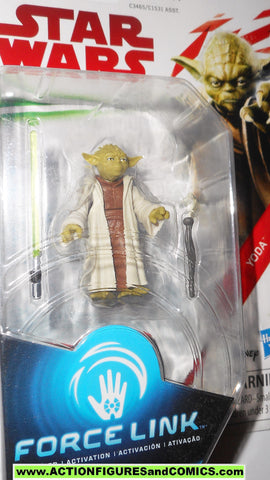 star wars action figures YODA force link 2017 action figure