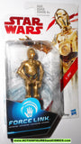 star wars action figures C-3PO droid force link 2017 action figure