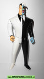 batman animated series TWO FACE 2001 Toys R Us white black dc universe