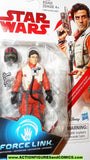 star wars action figures POE DAMERON resistance pilot x-wing force link 2017