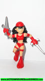 Marvel Super Hero Squad ELEKTRA red daredevil pvc