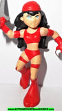 Marvel Super Hero Squad ELEKTRA red daredevil pvc