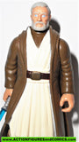 star wars action figures OBI WAN KENOBI 1995 short saber hasbro toys action figures power of the force potf