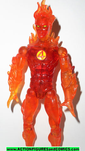 marvel legends HUMAN TORCH FLAME ON fantastic four classics