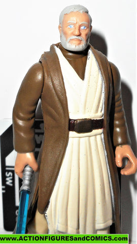 star wars action figures OBI WAN KENOBI freeze frame power of the force toys