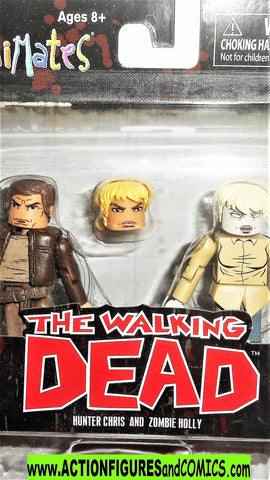 minimates HUNTER CHRIS ZOMBIE HOLLY the walking dead moc